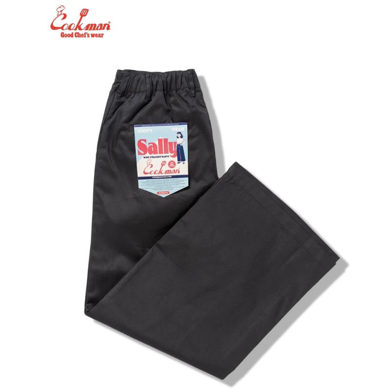 COOKMAN/クックマン Sally Pants　サリーパンツ「Black」（レディース）ブラック