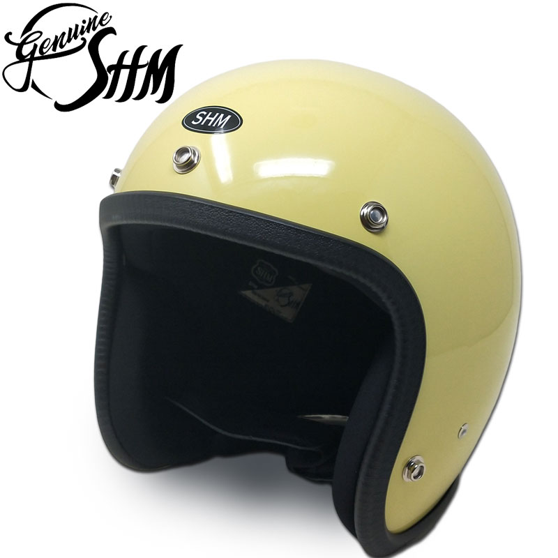 R*8様 SHM Lot-500 アイボリー　ジェットヘルメット SHM Genuine】ジェットヘルメット SHM Lot-500 アイボリー｜3