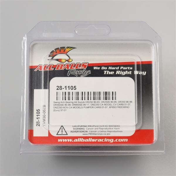 [展示品 未使用品] ◇DR250/S '90～ ALL BALLS スイングアームベアリング シールキット (AB28-1105) [中古]