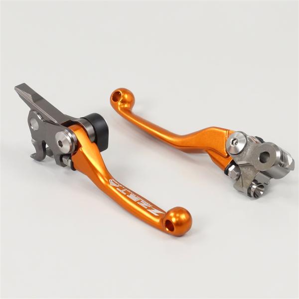 [展示品 未使用品] ◇125-450SX/EXC-&rsquo;13 アルミ削り出し ピボットレバー 左右SET オレンジ (ZE44-4117)検/ブレーキレバー/クラッチレバー｜モトボックス 店