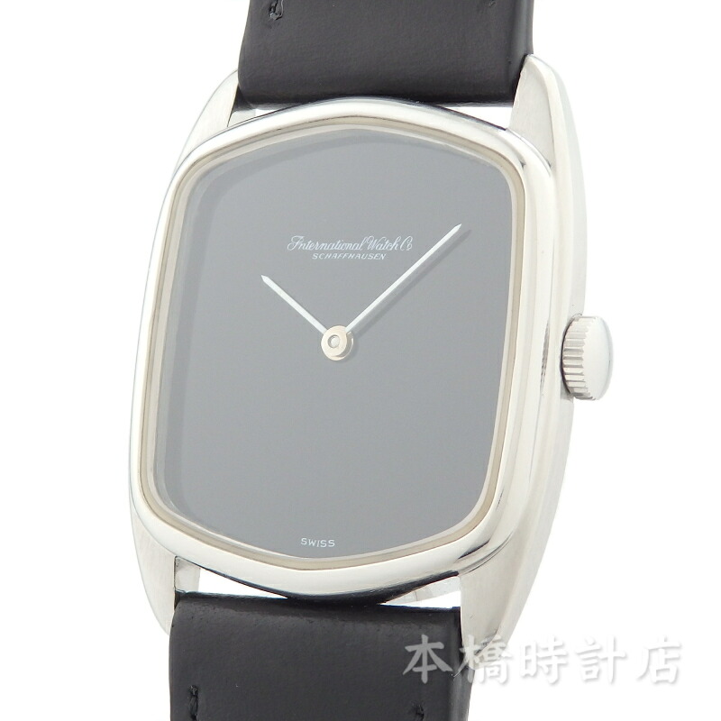 インターナショナルウォッチカンパニー 　IWC　DA VINCI LINE　ダヴィンチ ライン　2576 R.2576　Cal423　メンズ　ブラック　ステンレススティール　手巻き　腕時計【中古】