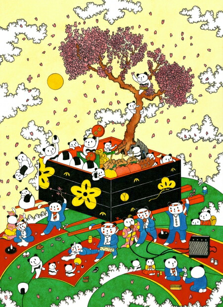楽天市場】現代アート 絵画 ポップアート パンダ 絵 あごぱん