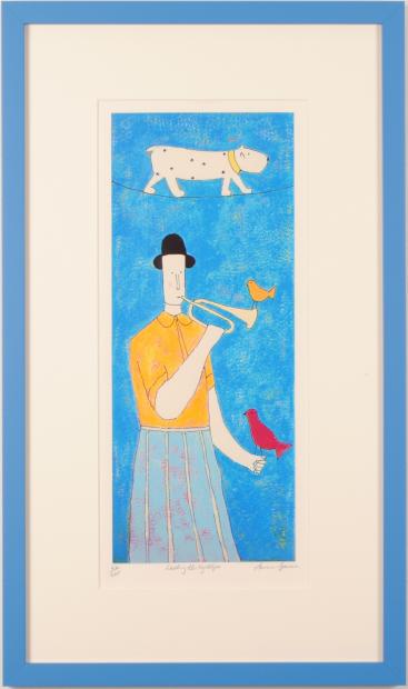 楽天市場】アノラ・スペンス 絵画 犬 絵 ナイーフアート 版画