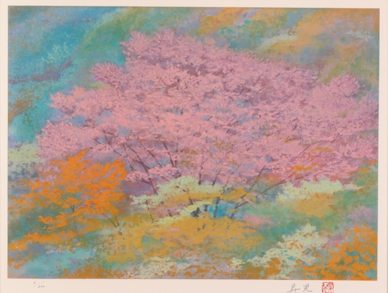 最大82%OFFクーポン 濱田昇児 華 京都 風景画 絵画 日本画 和風 紅葉