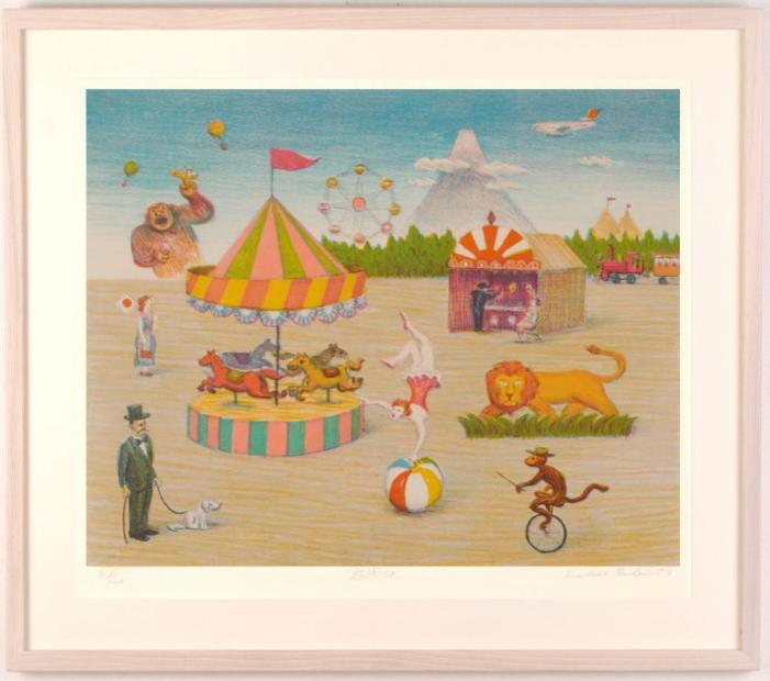 楽天市場】馬場檮男 新版世界一周競争双六 インテリア 絵画 昭和レトロ