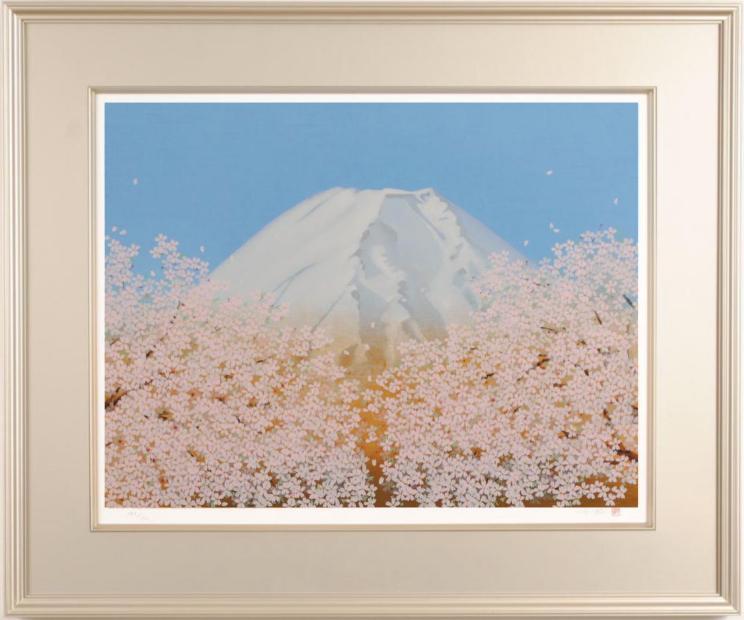 楽天市場】中島千波 淡墨桜 桜 絵画 和風 岐阜県本巣市根尾 日本