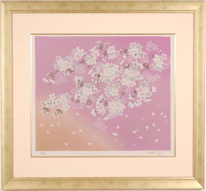 楽天市場】中島千波 淡墨桜 桜 絵画 和風 岐阜県本巣市根尾 日本