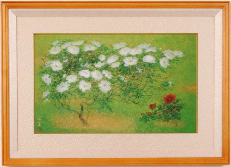 楽天市場】奥田元宋 絵画 日本画 風景画 和風 リトグラフ 版画 「霧雨