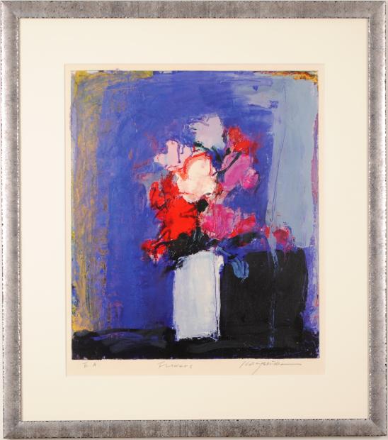 楽天市場】【作家名】吉岡耕二 【作品名】花・1 花 絵画 抽象画