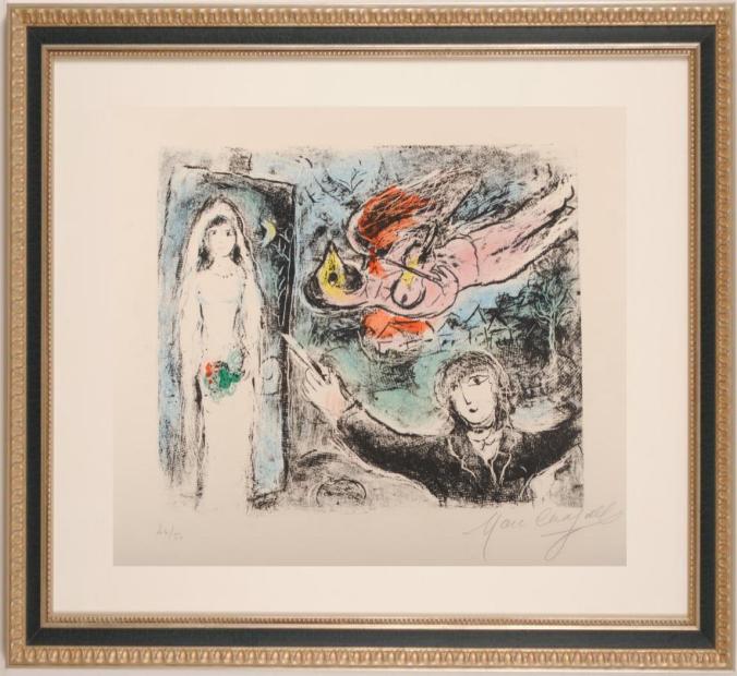 楽天市場】マルク・シャガール 赤い馬と太陽 サーカス 絵画 オリジナル