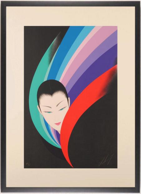 楽天市場】絵画 インテリア 鶴田一郎・喜びのミューズ 美人 アート