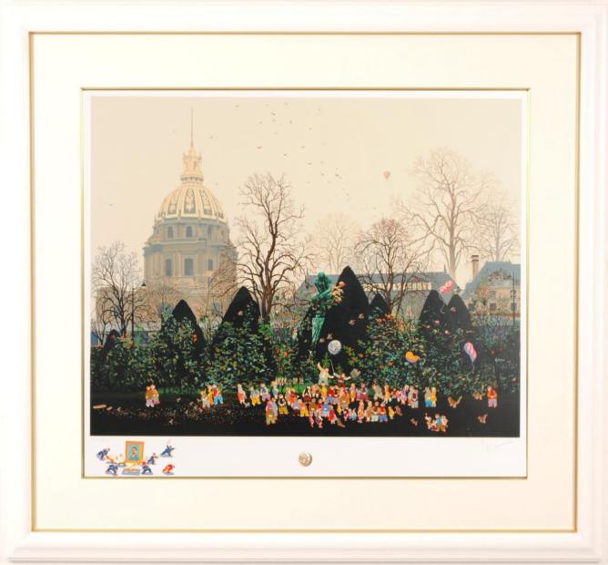 楽天市場】ヒロ・ヤマガタ 猫たちのバラード 猫 絵画 インテリア