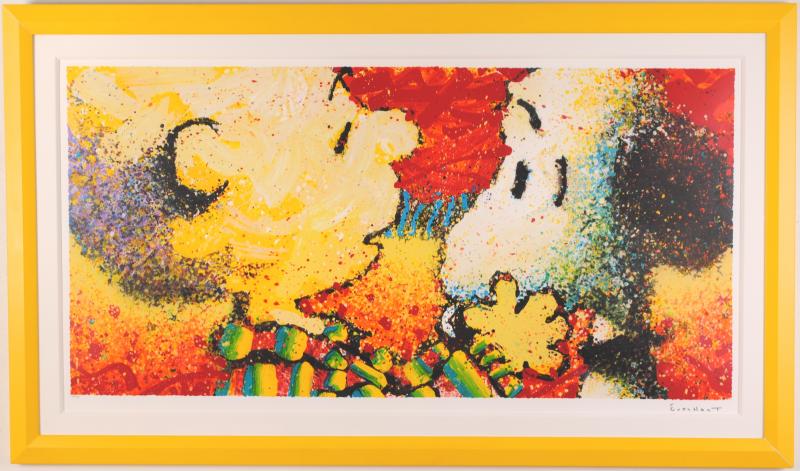 スヌーピー　リトグラフ スヌーピー 絵画 ポップアート 版画 リトグラフ トム