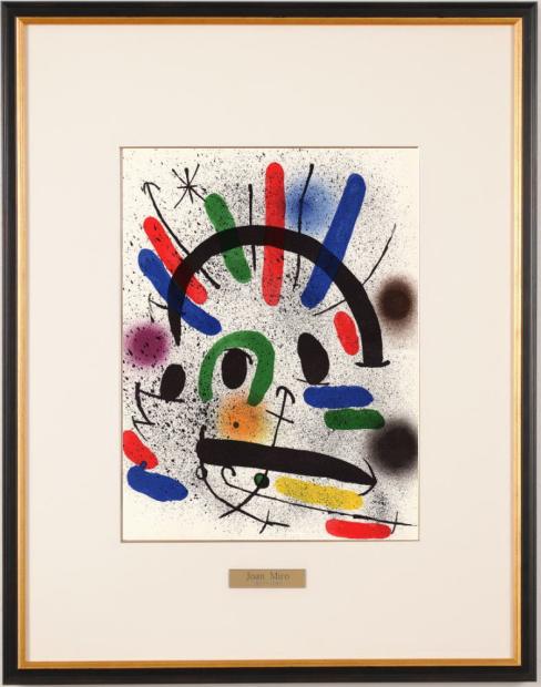 楽天市場】ジョアン・ミロ ノーサイン・24 抽象画 絵画 リトグラフ