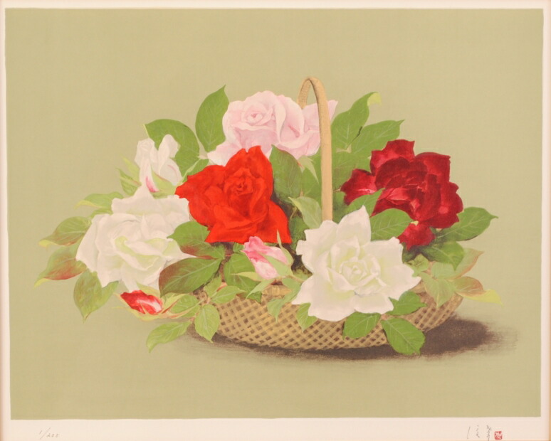 楽天市場】青木乃里子 カサブランカ 花 絵画 百合 静物画