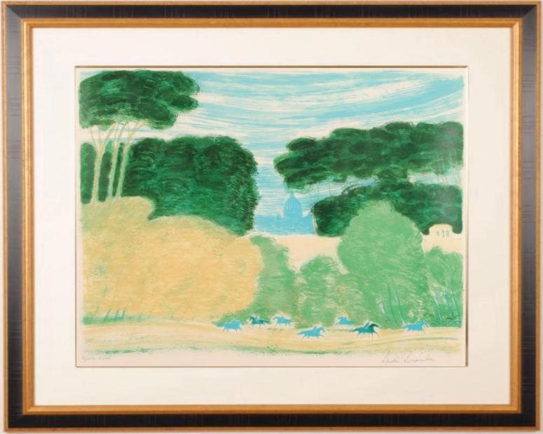 アンドレ・ブラジリエ、カフェ、希少画集の一頁、 新品高級額装付 Yahoo!オークション - アンドレ・ブラジリエ カフェ 希少画集の