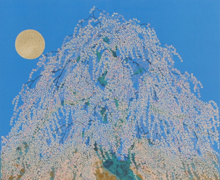 楽天市場】赤富士 絵画 富士山 梅 花 桜 波 絵 和風 インテリア