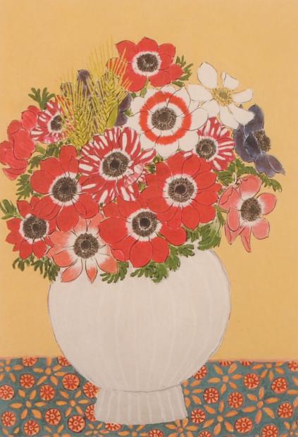 ○新品未使用！青木 乃里子 絵画 ジクレー 版画 111/200 額付き