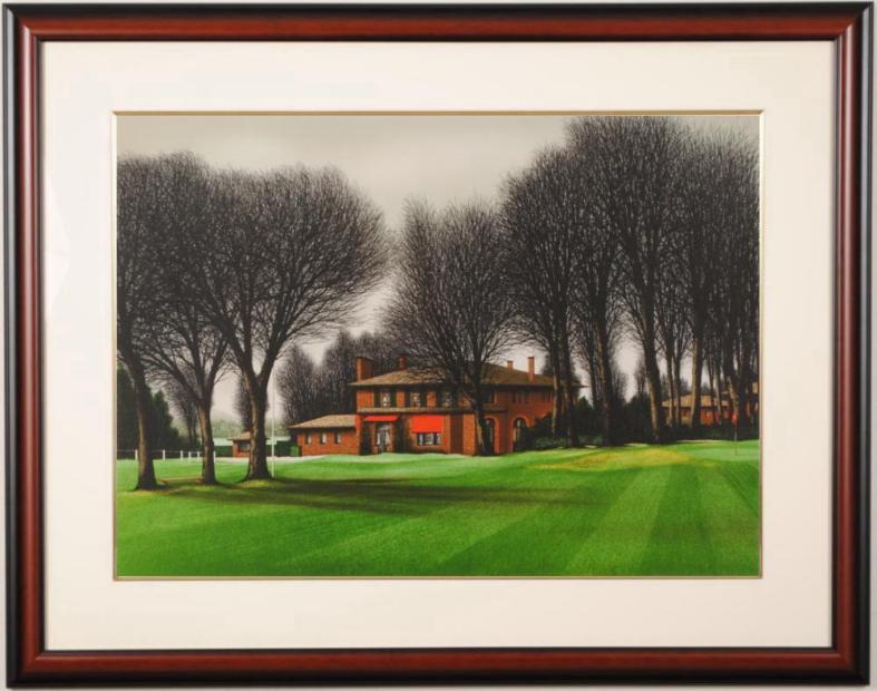 楽天市場】ゴルフ場 絵画 風景画 リトグラフ 版画 ジャック・デペルト