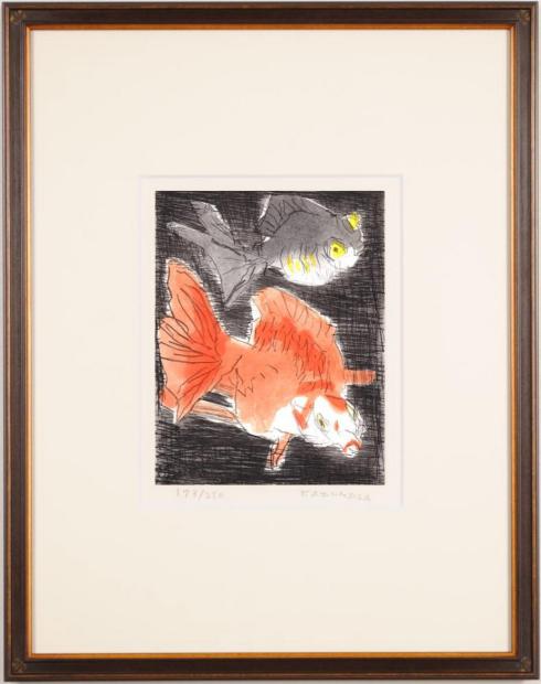 楽天市場】中川一政 「 向日葵 」 リトグラフ 版画 : 内田画廊