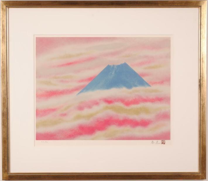 楽天市場】田崎廣助 白富士 富士山 絵画 風景画 インテリア