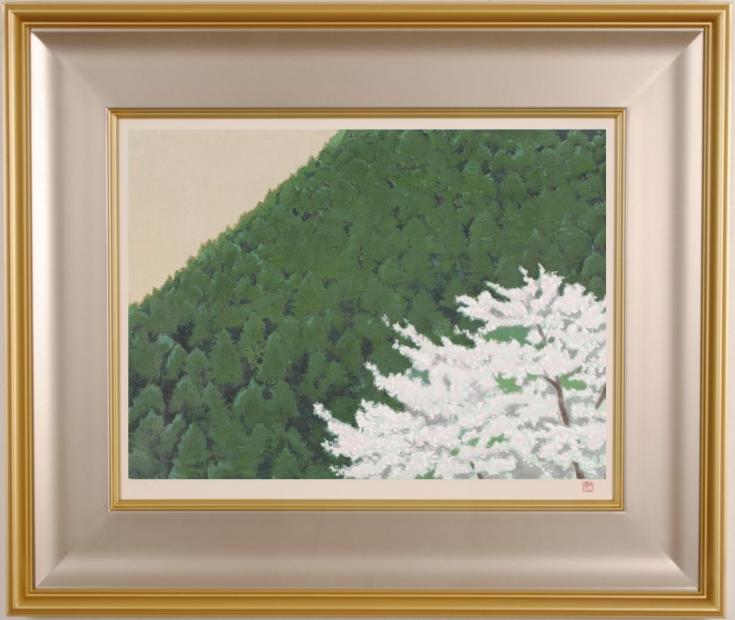 昭和レトロ 東山 魁い 雪月花月 復刻画 リトグラフ画 絵画 インテリア アート 楽天市場】東山魁夷 絵画 風景画 和風 インテリア 「月の出