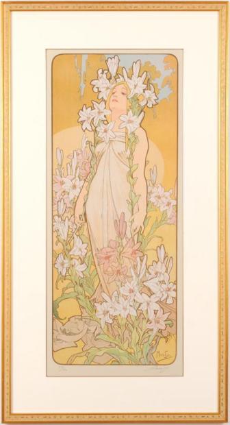 楽天市場】アルフォンス・ミュシャ 宝石・ルビー アールヌーボー