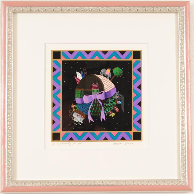 楽天市場】小澤摩純 エンジェル・ララバイ インテリア 絵画 シルク