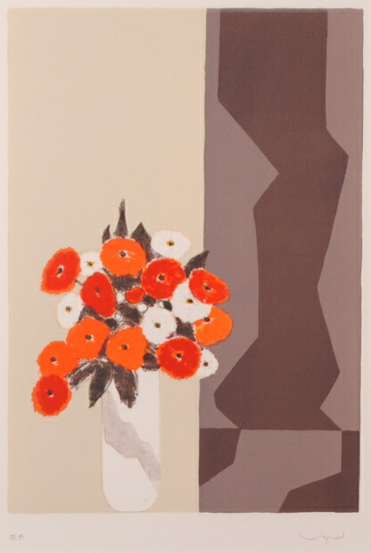 画家名前 アンドレ ヴィギュド 創作名 白い花立てのコサージュ 2friendshotel Com