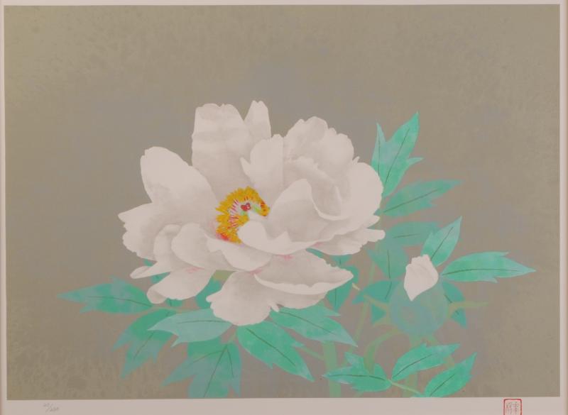 楽天市場】梅の花 絵画 和風 日本画 インテリア リトグラフ 版画 濱田