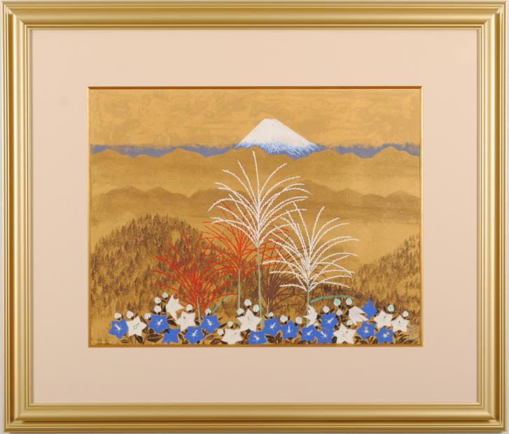 楽天市場】浜田泰介 霊峰富士 富士山 絵画 風景画 インテリア 和風
