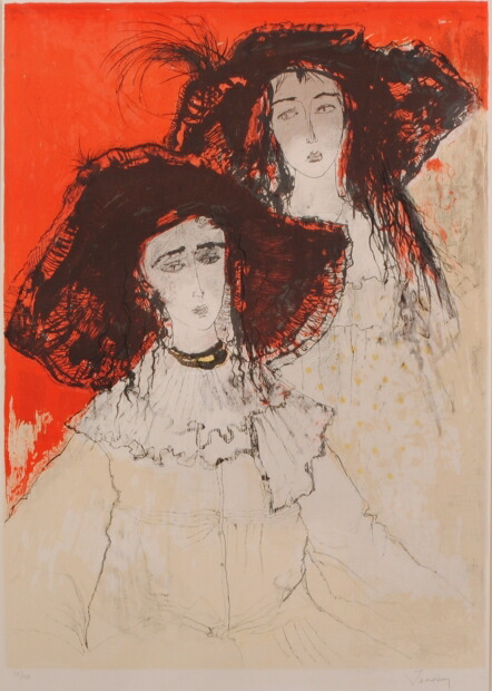 楽天市場】【作家名】ジャン・ジャンセン 【作品名】二つの人形 絵画