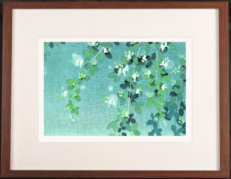 楽天市場】森田りえ子 朧ろ月 桜 絵画 満月 和風 インテリア 木版画