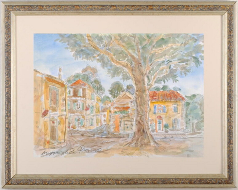 楽天市場】生田明 プロバンス フランス 絵画 海 風景画 油絵