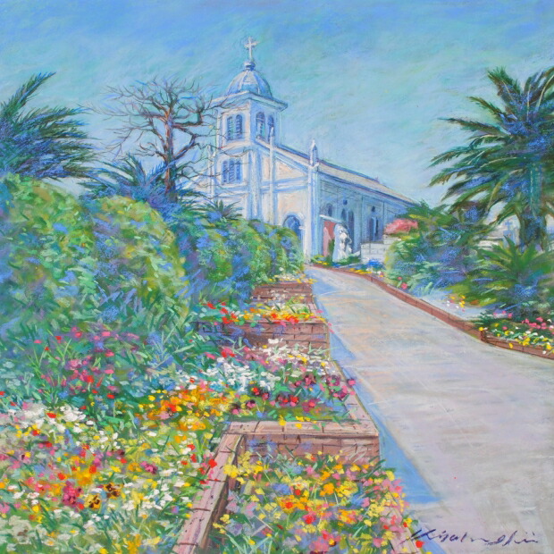 楽天市場】熊本 絵画 風景画 天草 絵 世界遺産 水彩画 ジークレー 版画