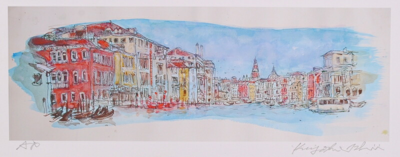 楽天市場】斉藤要 ベネチアの大運河 イタリア 絵画 風景画 ベニス