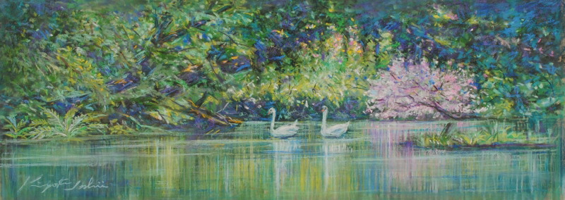 楽天市場】白鳥 絵画 鳥 絵 スウェーデン 風景画 北欧 版画 ジークレー