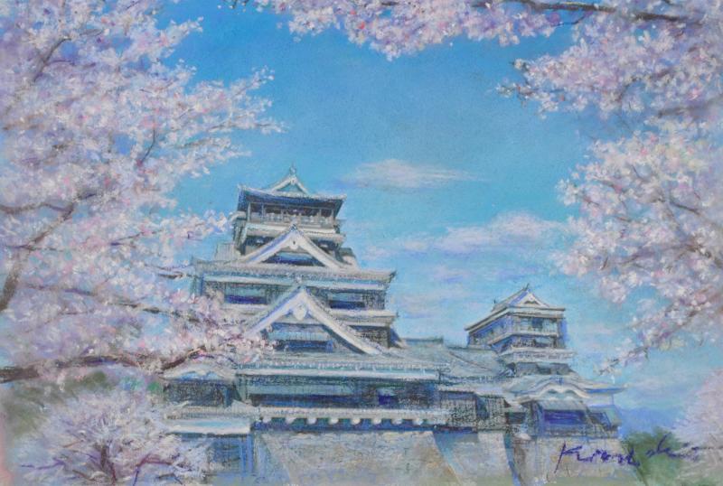 ブライアン ウィリアムズ 　額付き　リトグラフ　雪の中の物草池　306/375 楽天市場】熊本城 絵画 風景画 リトグラフ 版画 ブライアン