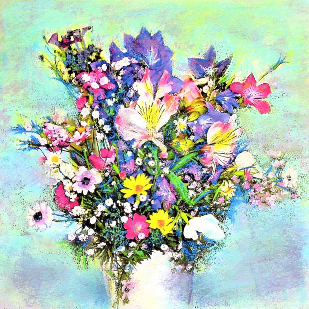 花 絵画 静物画 インテリア パステル画 ジークレー 版画 石井清 アストロメリア G 額付き 国内送料無料 96 以上節約