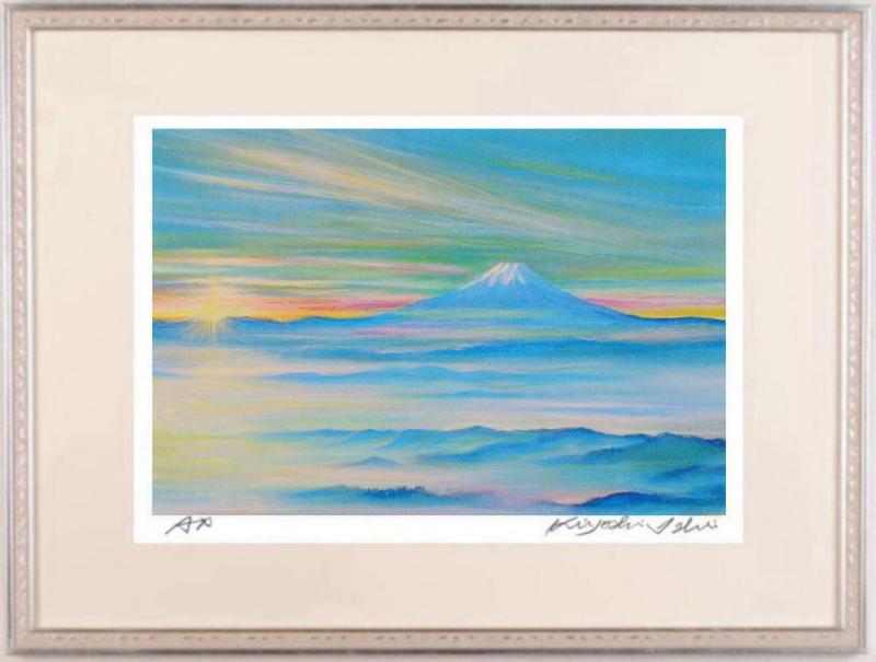 田崎廣助　白富士 楽天市場】田崎廣助 白富士 富士山 絵画 風景画 インテリア