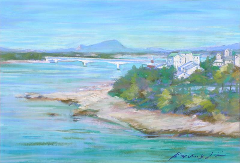 楽天市場】【作家名】石井清 【作品名】雲海 阿蘇 風景画 絵画