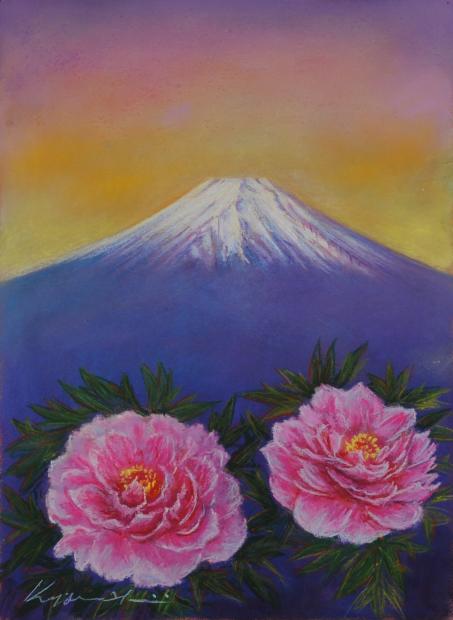 石井清　「夜明け」富士山 ジクレー　サイン入り　28/200 石井清 「夜明け」富士山 ジクレー サイン入り 28/200 石井清