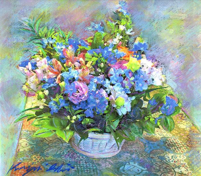 花のパステル画宙花 花のパステル画宙花 花のパステル画宙花 Royz on X: