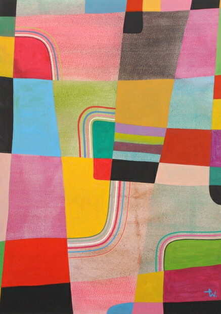 楽天市場】【作家名】若松愛子【作品名】夢の中の街 : アート