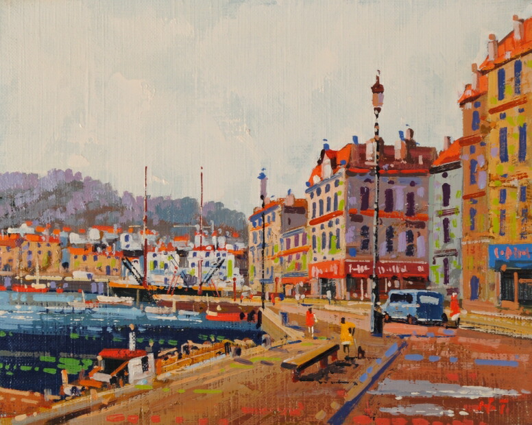 楽天市場】竹内敏彦「 フォーレンダム オランダ風景 」 油絵