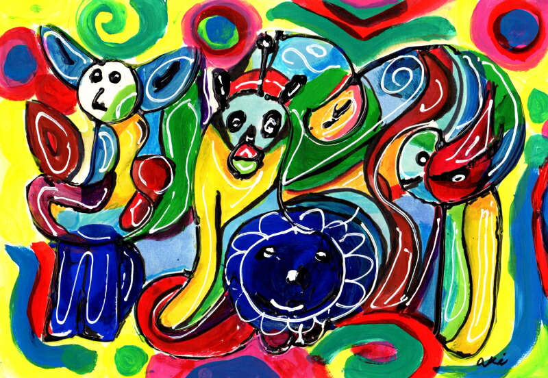 楽天市場】森 邦保 絵画・アート(版画額装品)/MR.T/動物 : A.P.J.