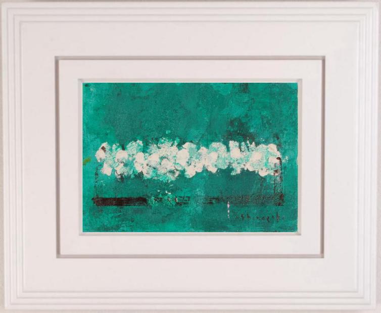 絵画　額付( 青緑＋金色の枠 )油絵uF6-063404　静物　花 メルカリ絵画 絵 額付( 青緑＋金色の枠 )油絵 uF6-112402 花ゆり
