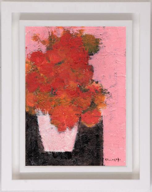 楽天市場】花 絵画 静物画 油絵 篠崎晴夫 オレンジの花 インテリア