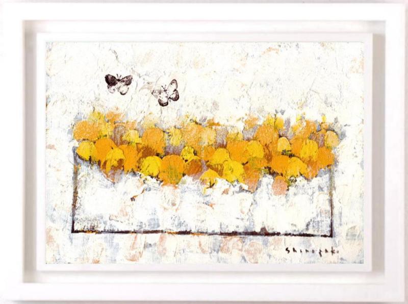 楽天市場】篠崎晴夫 花と蝶・2 花 絵画 油絵 静物画 一点物