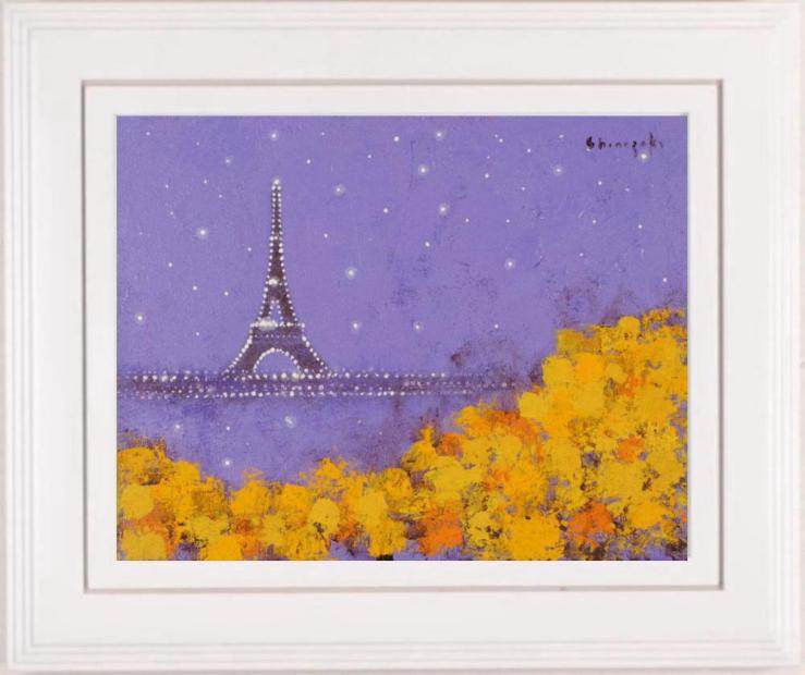 楽天市場】篠崎晴夫 緑の背景の黄色い花 花 絵画 油絵 静物画